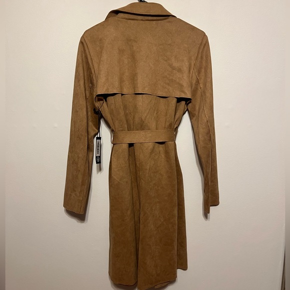 Tan Trench Coat for Women - Picture 5 of 6